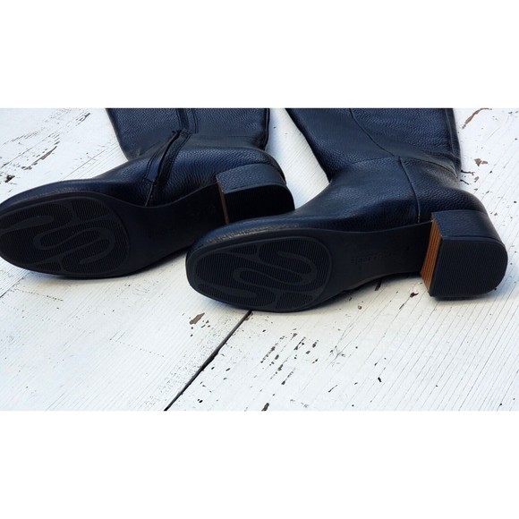 Gentle Souls by Kenneth Cole Women's Ella Square-Toe Block-Heel Boots Zip NEW - Picture 5 of 11